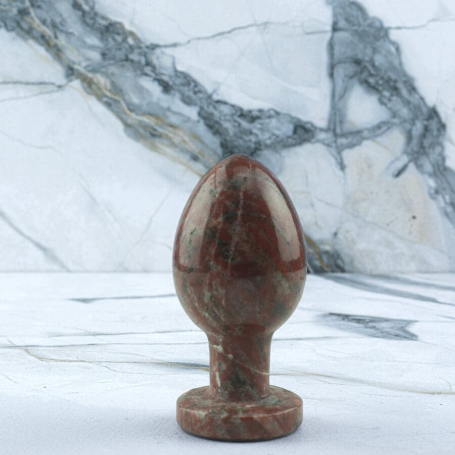 Crystal Buttplug Ava Red Jasper 36