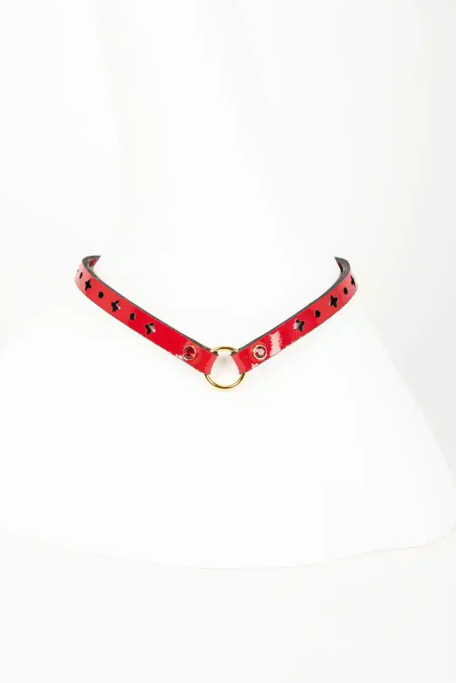 Fraulein Kink Bianco Rosso Nero Skinny Necklace 4