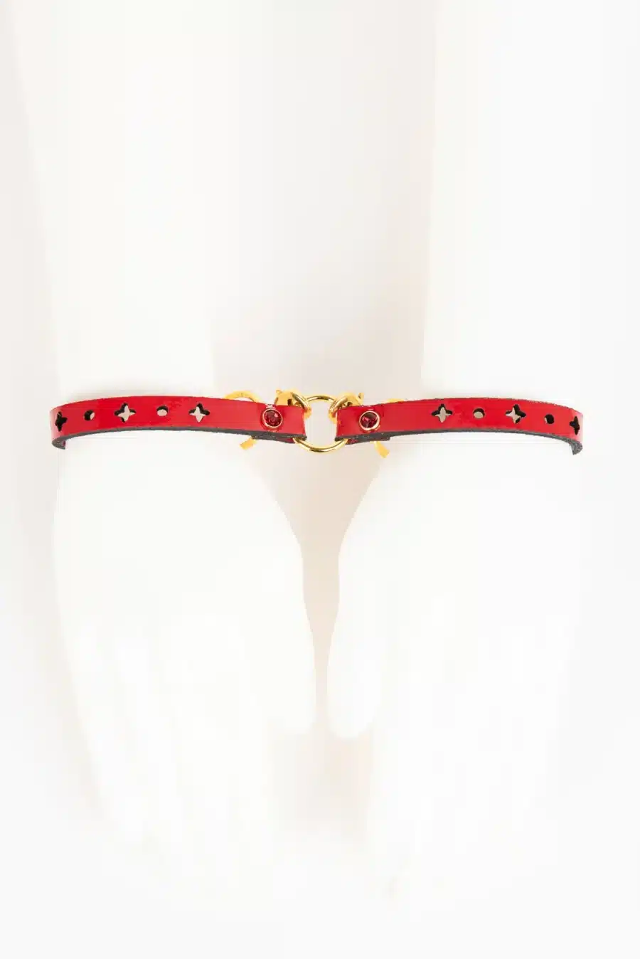 Fraulein Kink Bianco Rosso Nero Skinny Necklace 5