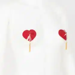Fraulein Kink Chain Heart Nipple Decoration 8