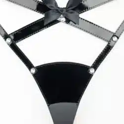 Fraulein Kink Eiffel Leather Thong