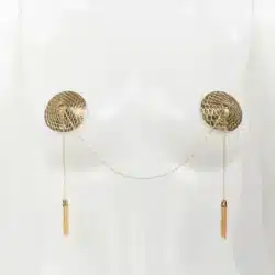 Fraulein Kink Golden Double Nipple Decoration 3