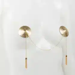Fraulein Kink Golden Double Nipple Decoration 4