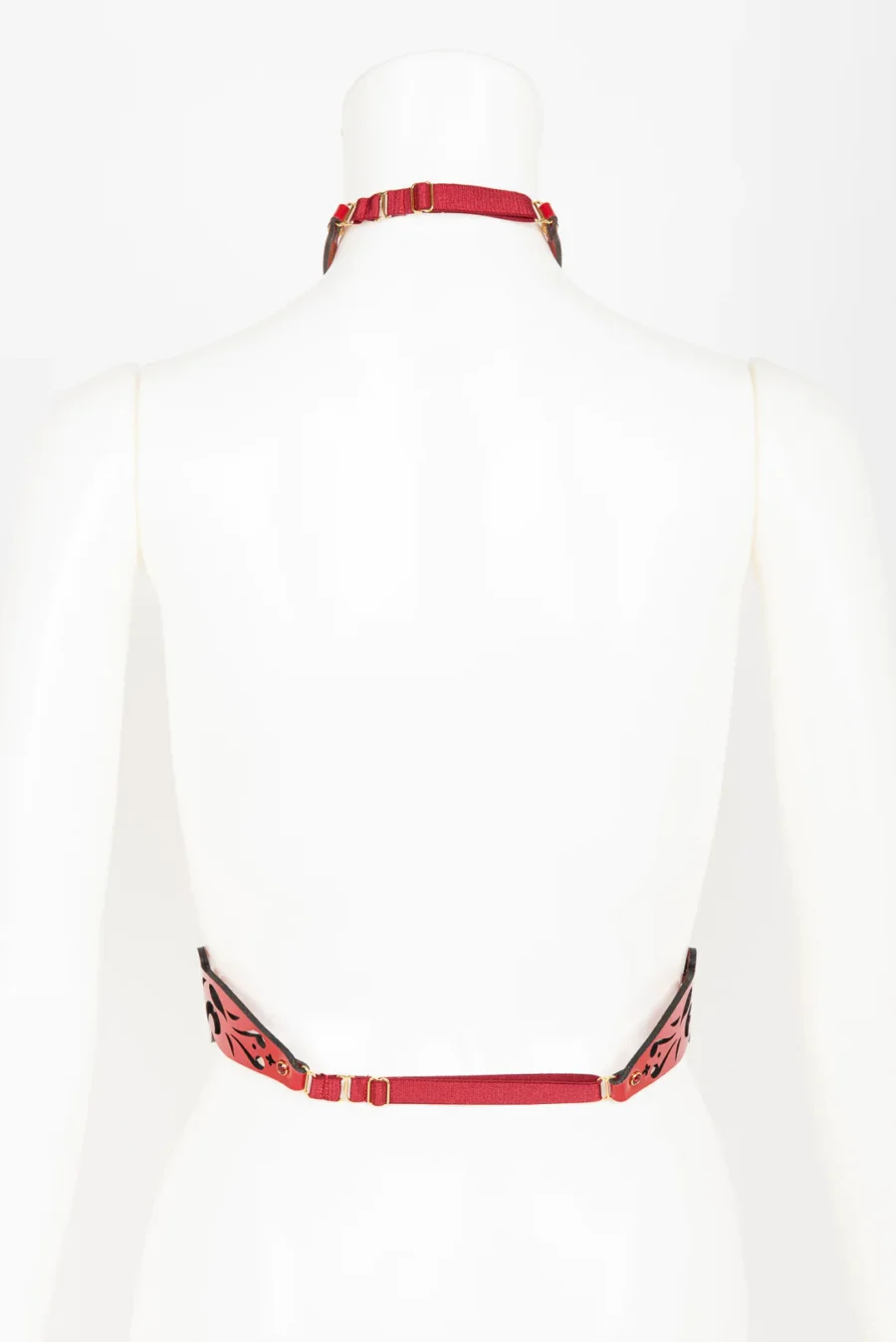 Fraulein Kink Rosso Bianco Nero Harness