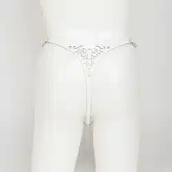 Fraulein Kink Bianco Leather Thong