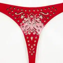 Fraulein Kink Rosso Leather Thong
