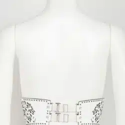 Fraulein Kink Rosso Bianco Nero Underbust Harness 18