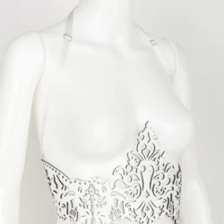 Fraulein Kink Rosso Bianco Nero Underbust Harness 20