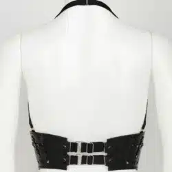 Fraulein Kink Rosso Bianco Nero Underbust Harness 24