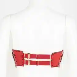 Fraulein Kink Rosso Bianco Nero Underbust Harness