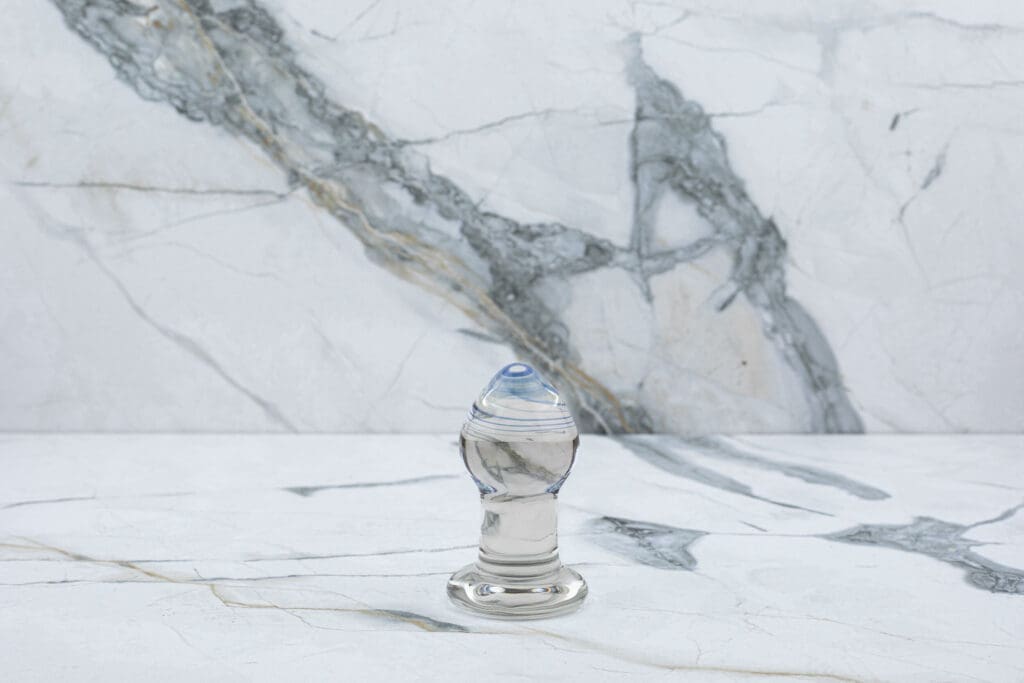 Glass Amethyst Rain Glass Buttplug 5