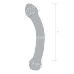 Glas Curved G Spot Stimulator 250
