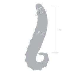 Glass Lick It Glass Dildo