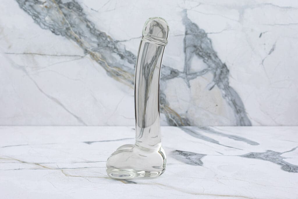 Glass Red Head Double Glass Dildo 31