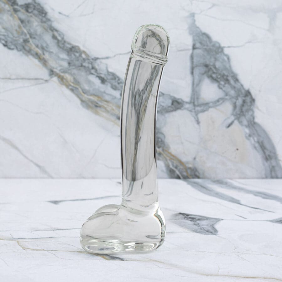 Glass Red Head Double Glass Dildo 31