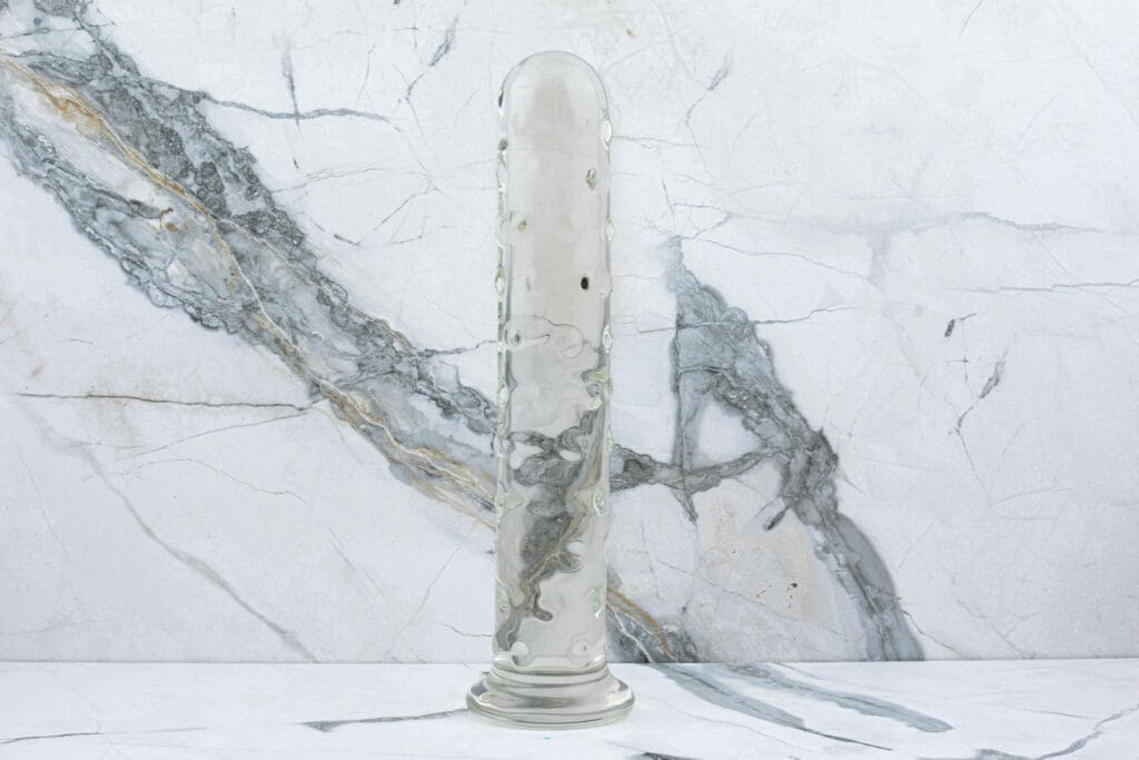 Glass Red Head Double Glass Dildo 39