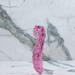 Glass Red Head Double Glass Dildo 43