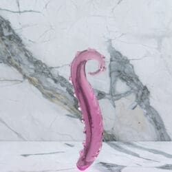 Glass Red Head Double Glass Dildo 45