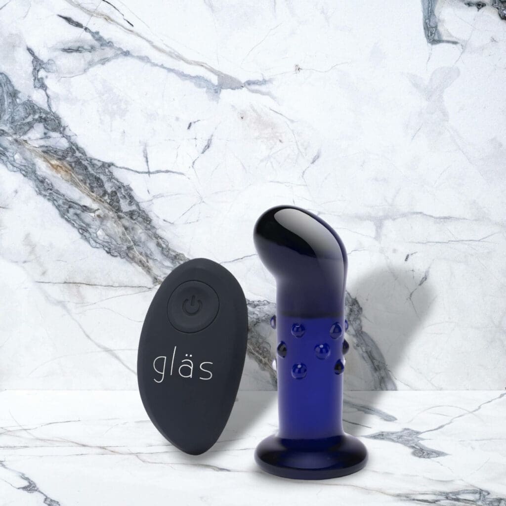 Glas Vibrating Dotted Plug 3