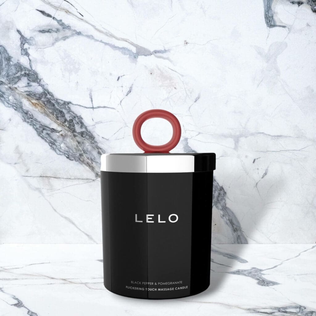 Lelo Massage Candle Snow Pear Cedarwood 150g 2
