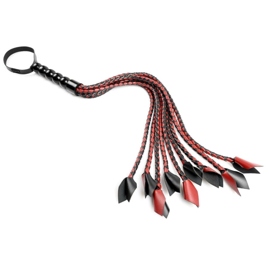 Sportsheets Saffron Braided Flogger 10