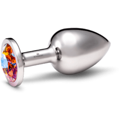 Rosebuds Large Stainless Steel Crystal Buttplug