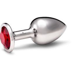 Rosebuds Large Stainless Steel Crystal Buttplug