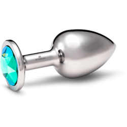 Rosebuds Large Stainless Steel Crystal Buttplug