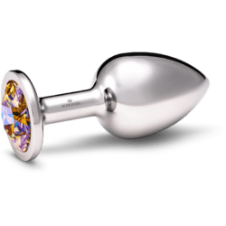 Rosebuds Large Stainless Steel Crystal Buttplug