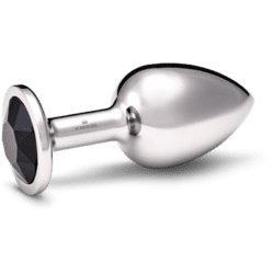 Rosebuds Large Stainless Steel Crystal Buttplug