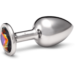Rosebuds Large Stainless Steel Crystal Buttplug