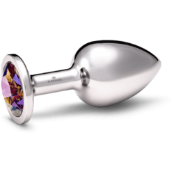 Rosebuds Large Stainless Steel Crystal Buttplug