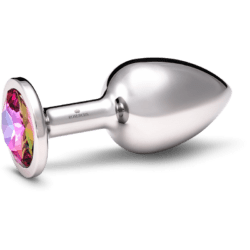 Rosebuds Large Stainless Steel Crystal Buttplug