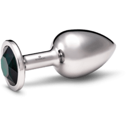 Rosebuds Large Stainless Steel Crystal Buttplug