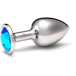 Rosebuds Large Stainless Steel Crystal Buttplug