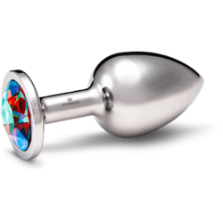 Rosebuds Large Stainless Steel Crystal Buttplug