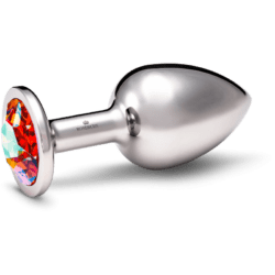 Rosebuds Large Stainless Steel Crystal Buttplug