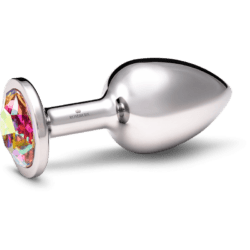 Rosebuds Large Stainless Steel Crystal Buttplug