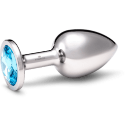 Rosebuds Large Stainless Steel Crystal Buttplug