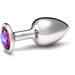 Rosebuds Large Stainless Steel Crystal Buttplug