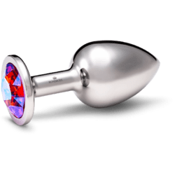Rosebuds Large Stainless Steel Crystal Buttplug
