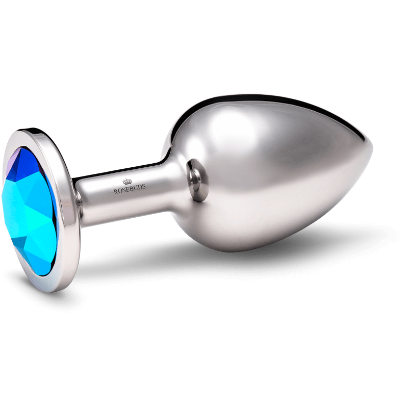 Rosebuds™ | Weighted Metal Anal Plug | Stainless Crystal L