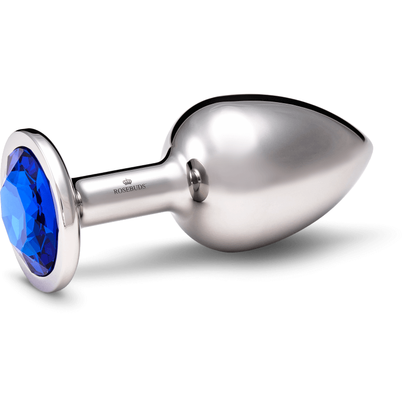 Rosebuds™ | Weighted Metal Anal Plug | Stainless Crystal L