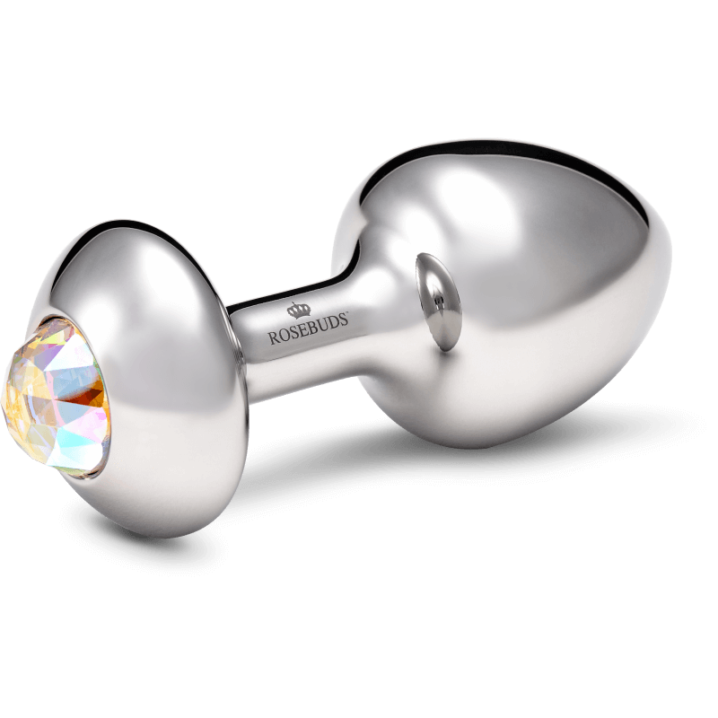 Rosebuds New Small Stainless Steel Crystal Buttplug