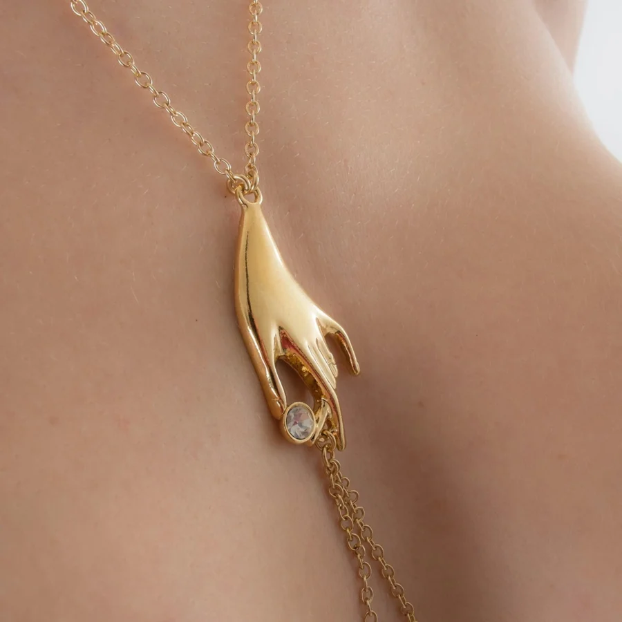 Sylvie Monthule Breast Jewelry Secret Caress Gold 3