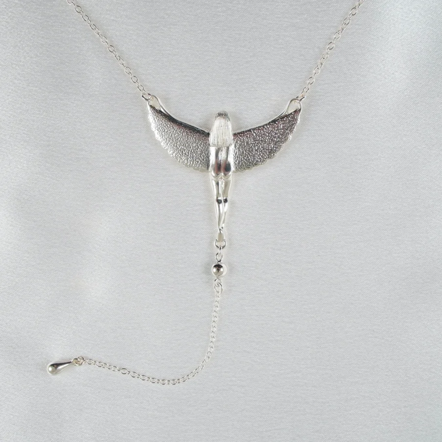 Sylvie Monthule Hip Necklace The Breath Of Isis Silver 3