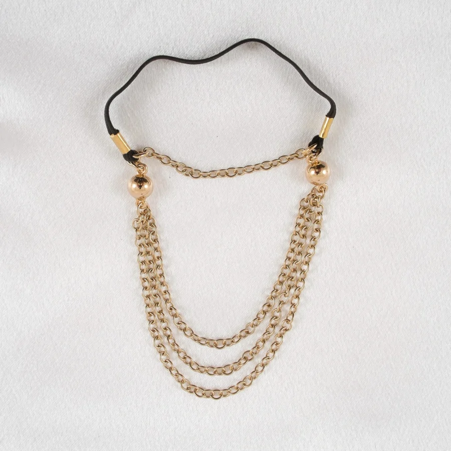 Sylvie Monthule Penis Jewelry Draped Chains Gold 2