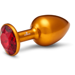 Rosebuds Medium Alu Crystal Gold Buttplug