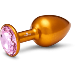 Rosebuds Medium Alu Crystal Gold Buttplug