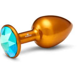 Rosebuds Medium Alu Crystal Gold Buttplug